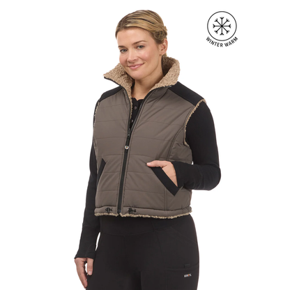 Double Up Reversible Crop Vest