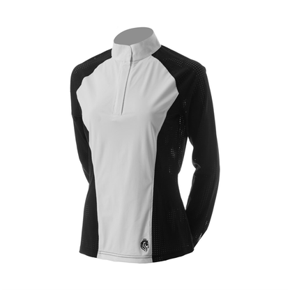 Sara Perforated Long Sleeved Show Shirt Sale