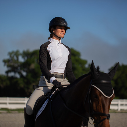 Sara Perforated Long Sleeved Show Shirt Sale