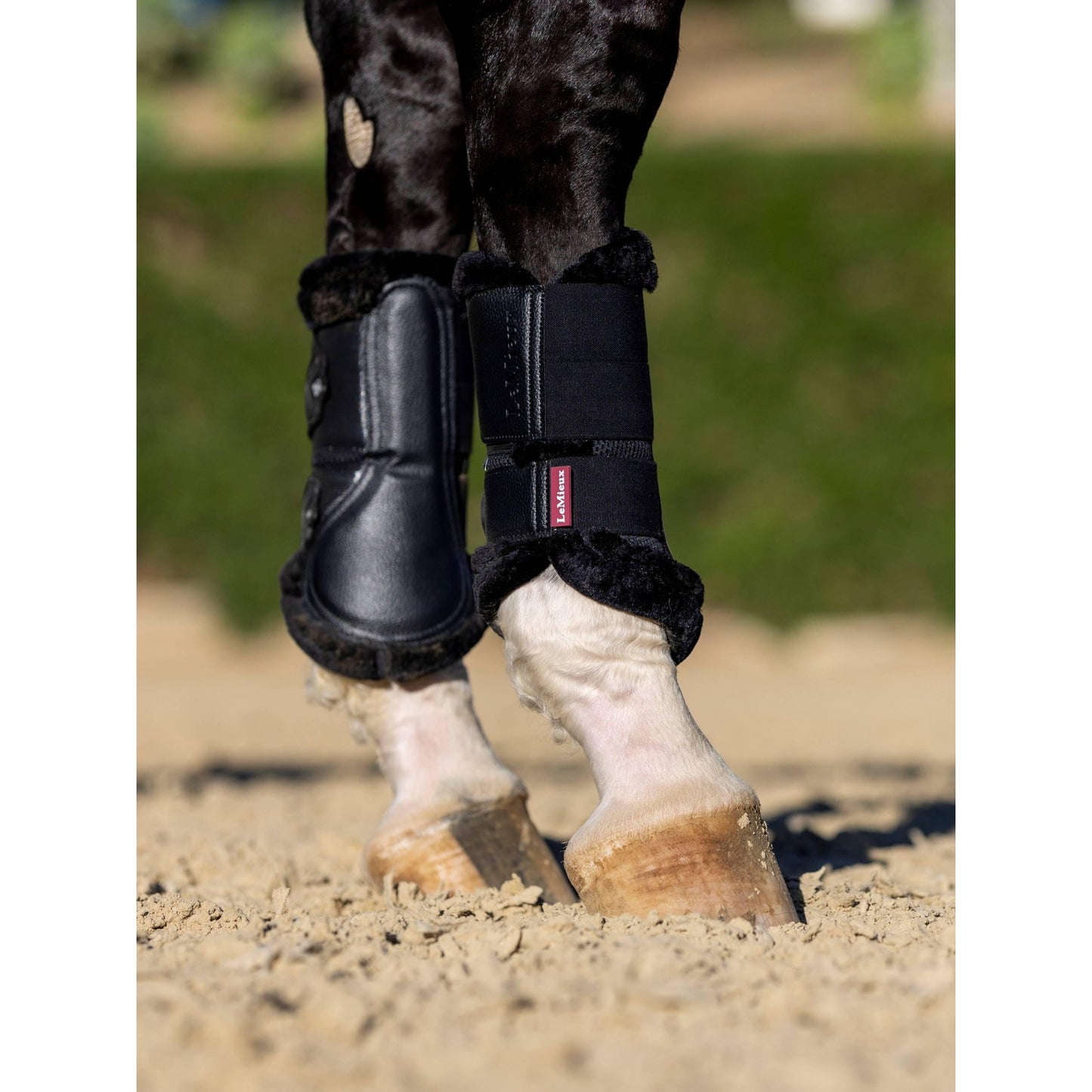 Fleece Edged Mesh Brushing Boots