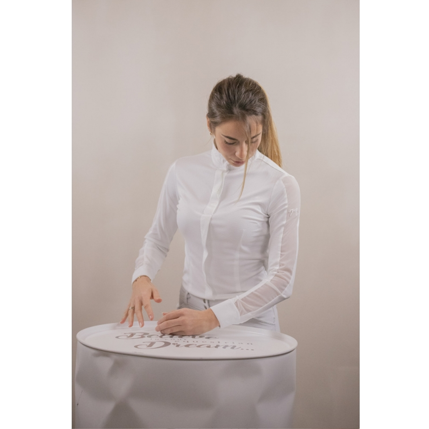 Las Honey Long Sleeve Show Polo Shirt Sale